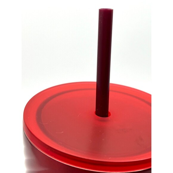 Starbucks Winter 2022‎ Holiday Red Swirl Stainless Steel Tumbler Cold Venti 24oz - Picture 3 of 16